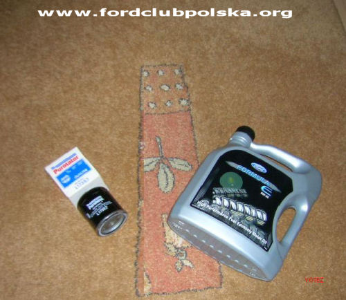 Ford Fusion - Wymiana filtra i oleju